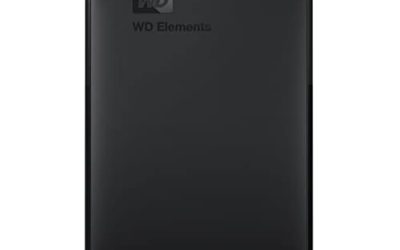 WD 2TB Elements Portable HDD, External Hard Drive, USB 3.0 for PC & Mac, Plug and Play Ready – WDBU6Y0020BBK-WESN