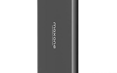 Maxone 500GB Ultra Slim Portable External Hard Drive HDD USB 3.0 for PC, Mac, Laptop, PS4, Xbox one – Charcoal Grey