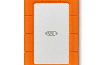 LaCie Rugged Mini 2TB External Hard Drive Portable HDD – USB 3.0/ 2.0 Compatible, Drop Shock Dust Rain Resistant Shuttle Drive, For Mac And PC Computer (LAC9000298), orange