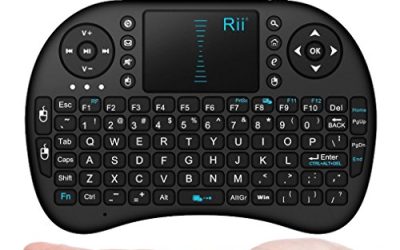 Rii 10038-RUPA i8 Mini 2.4GHz Wireless Touchpad Keyboard with Mouse for PC, (Black)