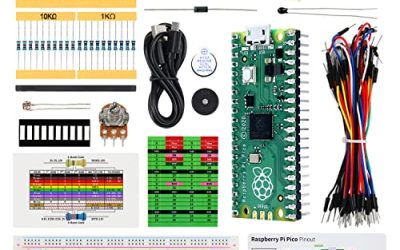 FREENOVE Basic Starter Kit for Raspberry Pi Pico (Included) (Compatible with Arduino IDE), 313-Page Detailed Tutorial, 142 Items, 48 Projects, Python C Code
