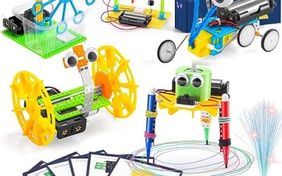 Robotics STEM Science Kits, Robot Building Kit for Kids, Electronic Toys Science Experiments Engineering Projects for Girls, DIY Activities STEM Robots for Boys to Build, Gifts for Boy & Girl