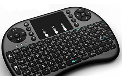 Rii 10038-ZNP i8 Mini 2.4GHz Wireless Touchpad Keyboard for PC/Pad/Xbox 360/PS3/Google Android TV (Black)