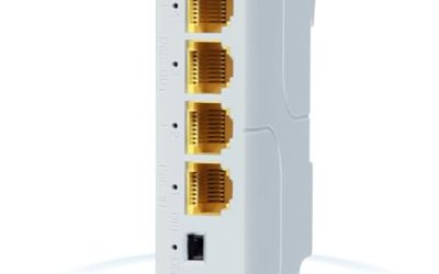 【Upgrade】 SODOLA 4 Port Gigabit PoE Extender, IEEE 802.3 af/at PoE Repeater, 1 PoE in 3 PoE Out, Plug and Play, VLAN,Wall & Din Rail Mount POE Passthrough Switch for Security Systems IP Camera