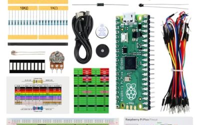 FREENOVE Basic Starter Kit for Raspberry Pi Pico (Included) (Compatible with Arduino IDE), 313-Page Detailed Tutorial, 142 Items, 48 Projects, Python C Code