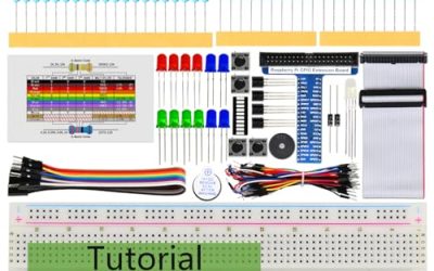 FREENOVE Basic Starter Kit for Raspberry Pi 4 B 3 B+ 400, 227-Page Detailed Tutorial, Python C Java Scratch Code, 146 Items, 41 Projects